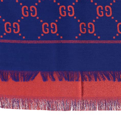 gucci scarf blue|gucci silk neck scarf.